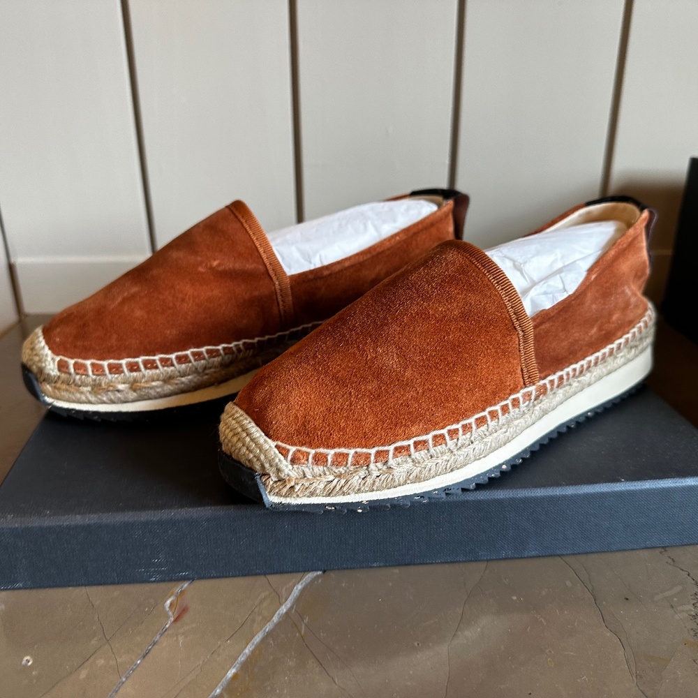 NWT Rag and Bone Suede Espadrille Runner size 35